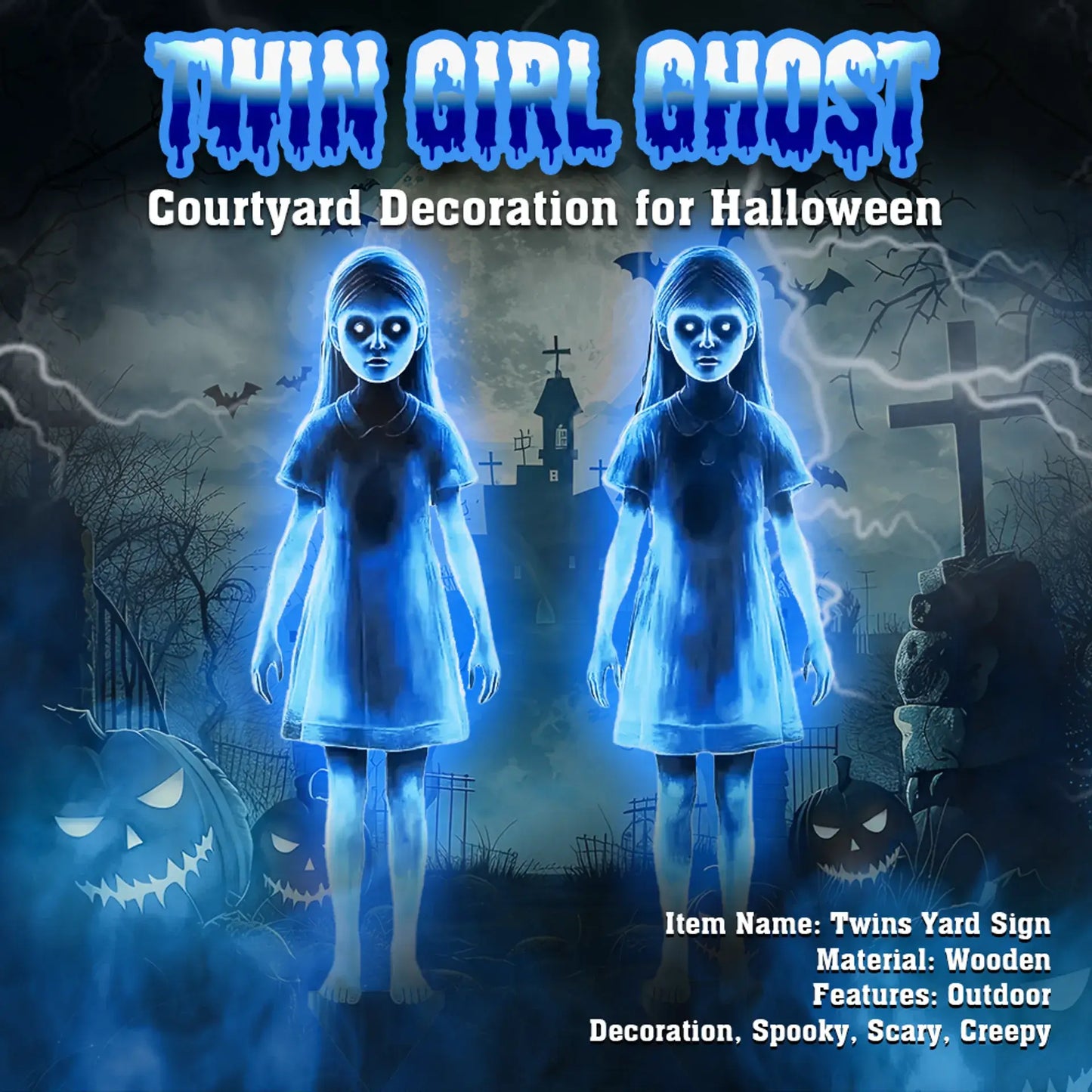 π₯ Last Day β 50% OFF! Creepy Twin Ghosts π»